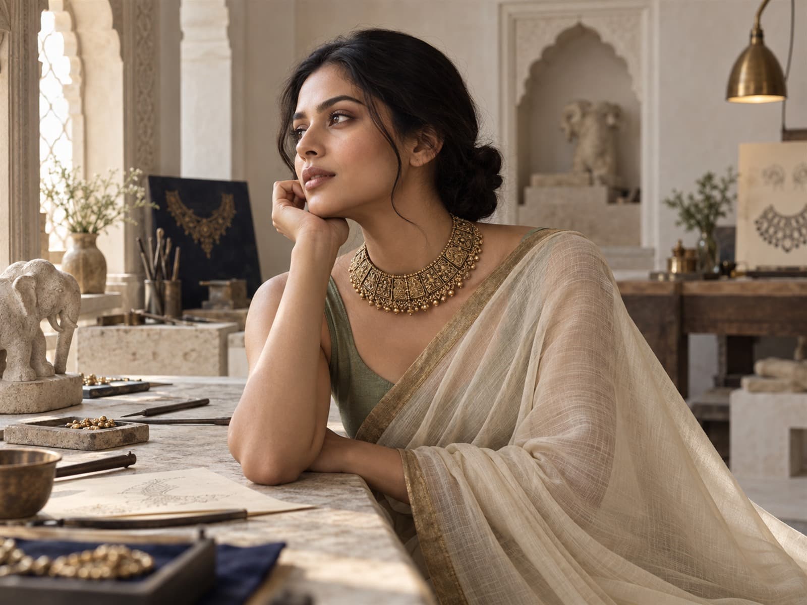 Necklace editorial